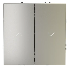 Изображение Выключатель встраиваемый VOLTUM S70 для жалюзи 10А (шелк)