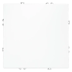 Изображение Выключатель встраиваемый VOLTUM S70 одноклавишный 10А (белый матовый)