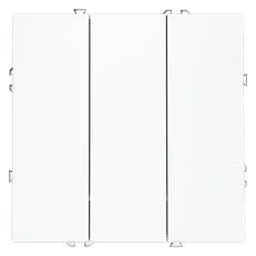 Изображение Выключатель встраиваемый VOLTUM S70 трехклавишный 10А (белый матовый) (копия)