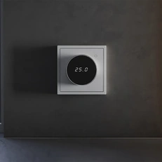 Изображение Терморегулятор электронный VOLTUM S70 с индикацией и датчиком для теплого пола (серый)